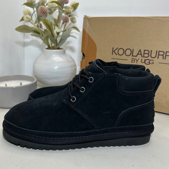 UGG Neumel Lace Up Round Toe Boot S/N 1094269 Black Women 7 NWB - Picture 4 of 11